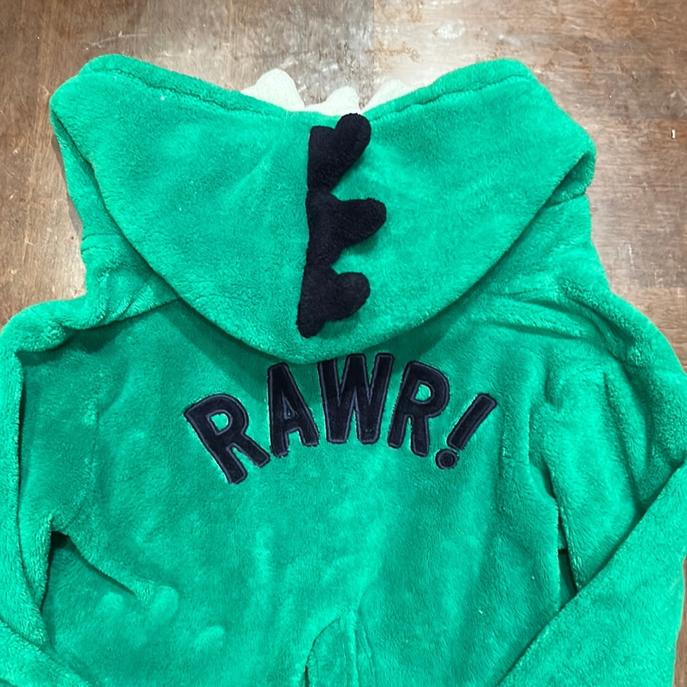 Baby Gap dinosaur bathrobe toddler 4y
